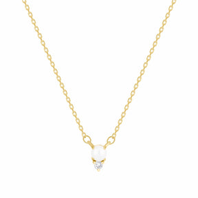 Bohomoon Stainless Steel Evie Pearl Necklace