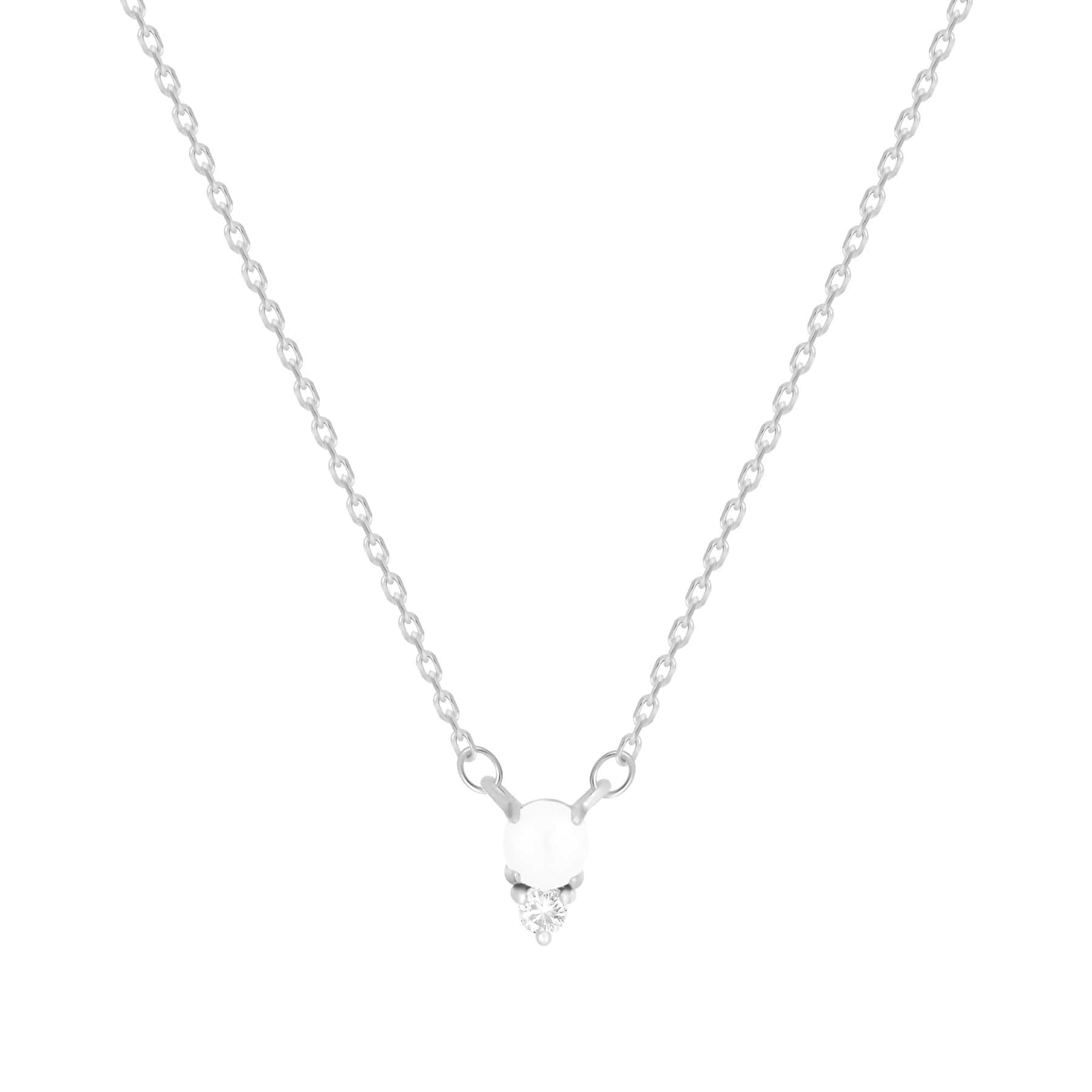 Bohomoon Stainless Steel Evie Pearl Necklace