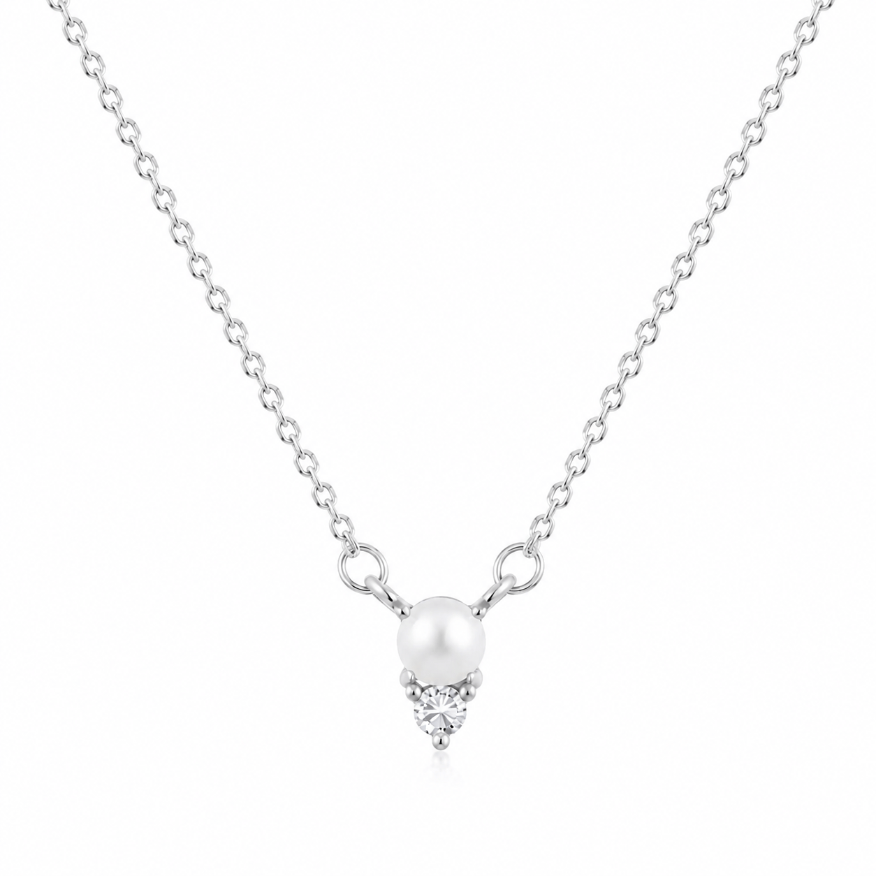 Bohomoon Stainless Steel Evie Pearl Necklace