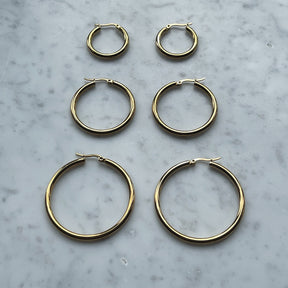 BohoMoon Stainless Steel Exude Hoop Earrings