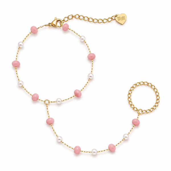 Bohomoon Stainless Steel Fantasy Hand Chain Bracelet