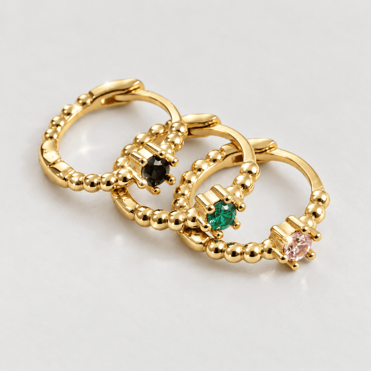 Bohomoon Stainless Steel Farrah Hoop Earrings
