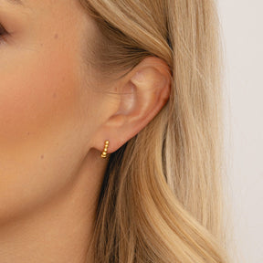 Bohomoon Stainless Steel Fate Hoop Earrings