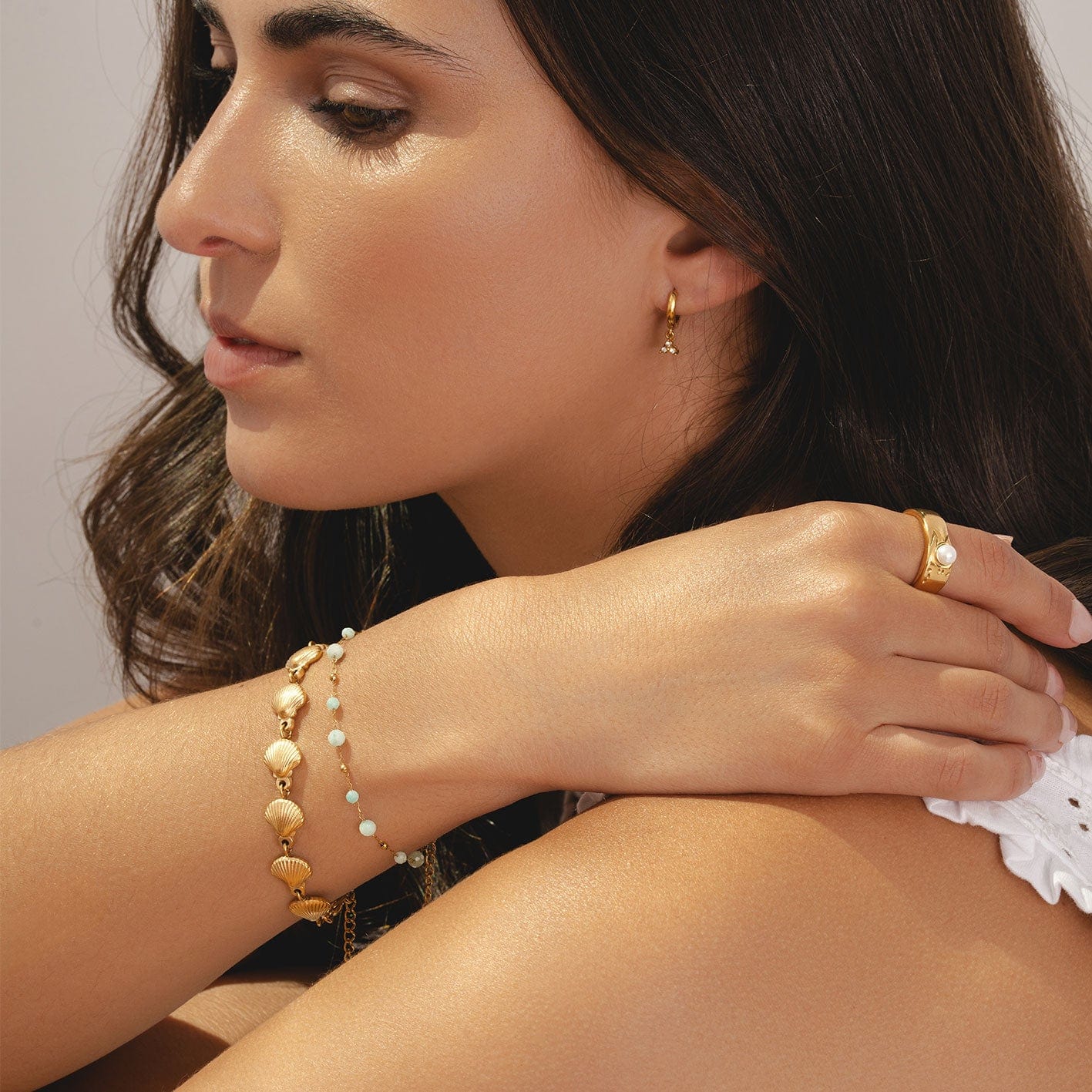 Bohomoon Stainless Steel Fern Bracelet