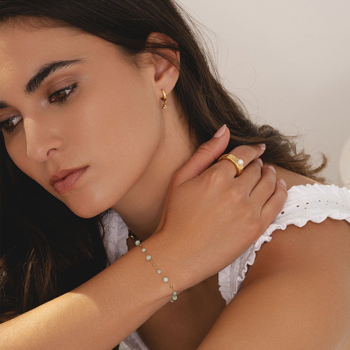 Bohomoon Stainless Steel Fern Bracelet