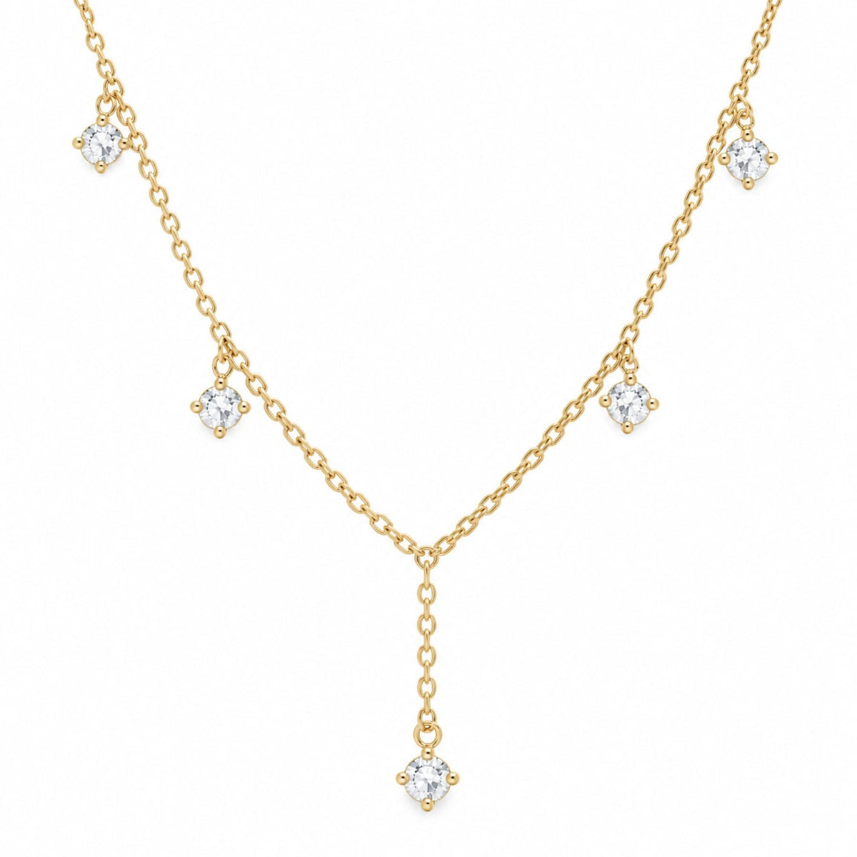 Bohomoon Stainless Steel Ferne Lariat Necklace