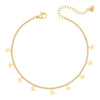Bohomoon Stainless Steel Float Butterfly Anklet