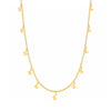 BohoMoon Stainless Steel Float Butterfly Choker Necklace Gold