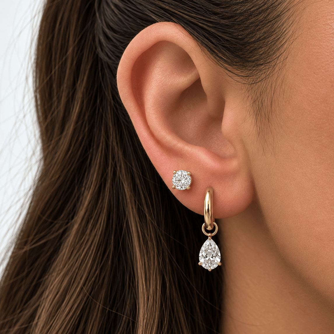 Bohomoon Stainless Steel Frankie Stud Earrings