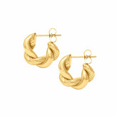 BOHOMOON Stainless Steel Freya Hoop Earrings Gold