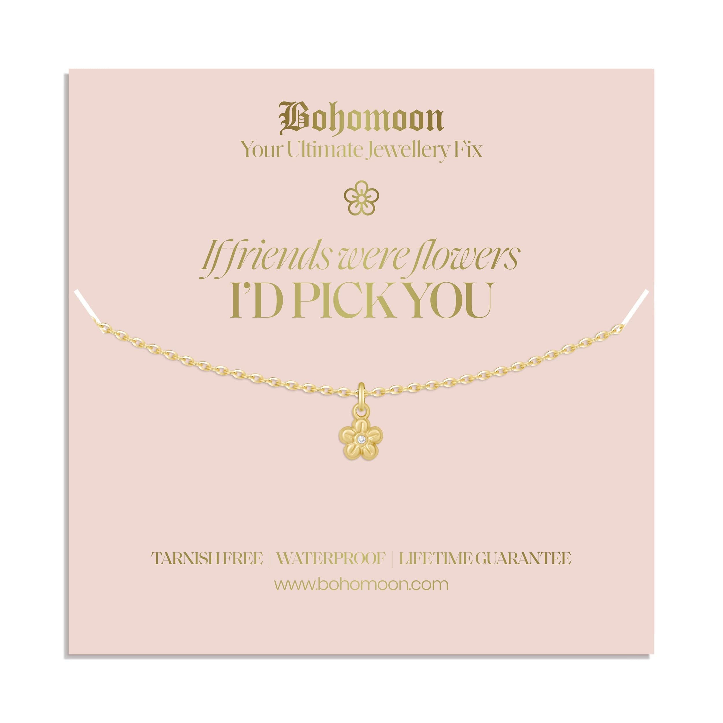 Bohomoon Stainless Steel Friendship Necklace