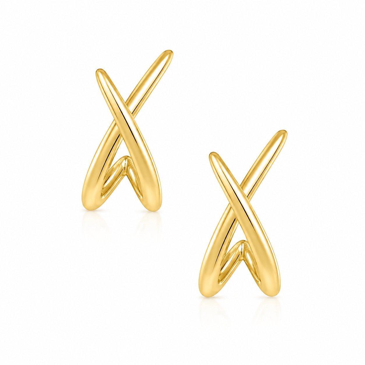 Bohomoon Stainless Steel Fusion Stud Earrings