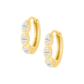 Bohomoon Stainless Steel Gabby Hoop Earrings