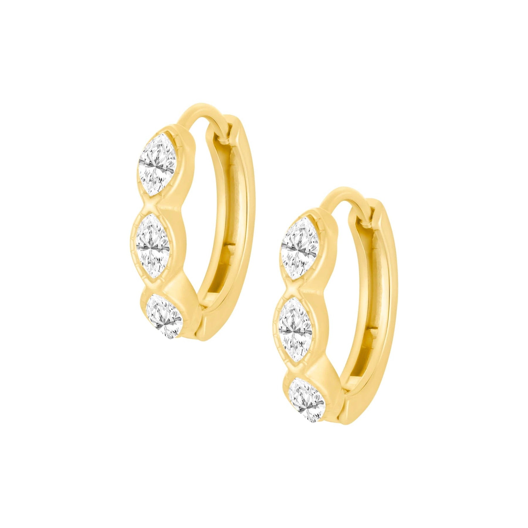 Bohomoon Stainless Steel Gabby Hoop Earrings