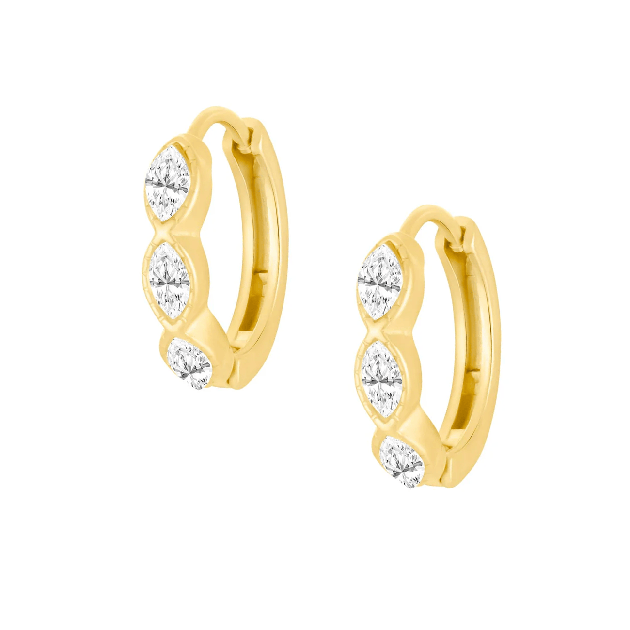 Bohomoon Stainless Steel Gabby Hoop Earrings