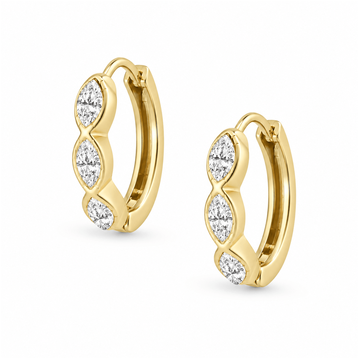 Bohomoon Stainless Steel Gabby Hoop Earrings