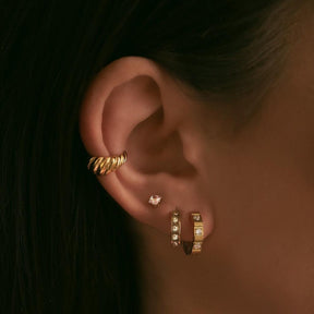 BohoMoon Stainless Steel Gabrielle Stud Earrings Gold