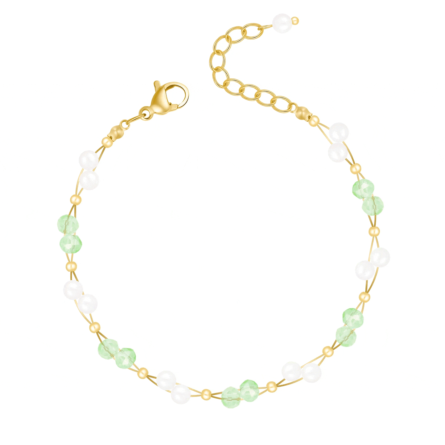 Bohomoon Stainless Steel Gardenia Pearl Bracelet