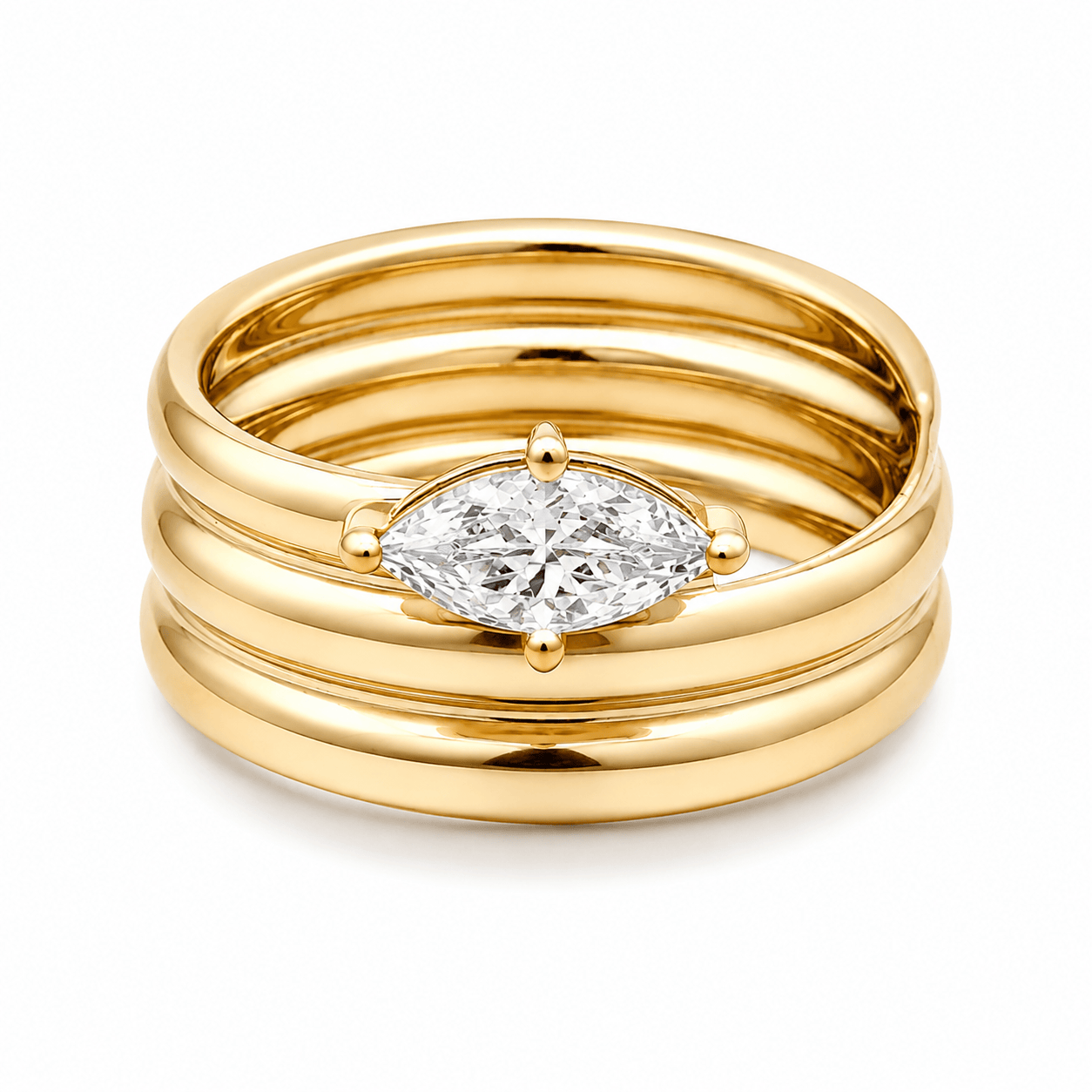 Bohomoon Stainless Steel Geneva Ring