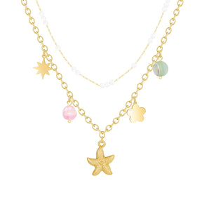 Bohomoon Stainless Steel Georgie Charm Necklace