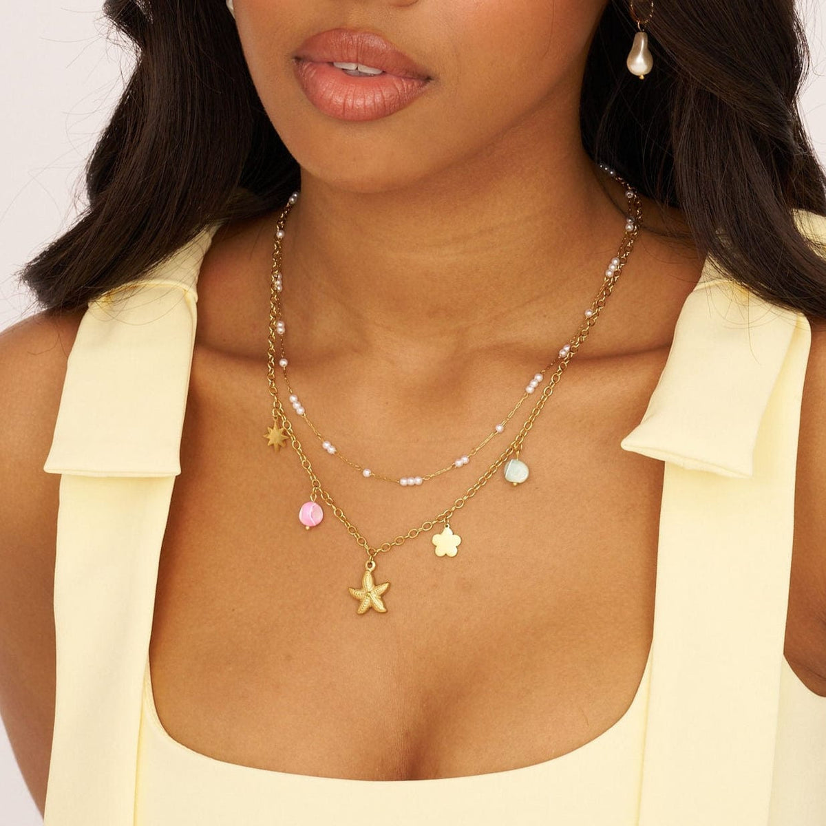 Bohomoon Stainless Steel Georgie Charm Necklace