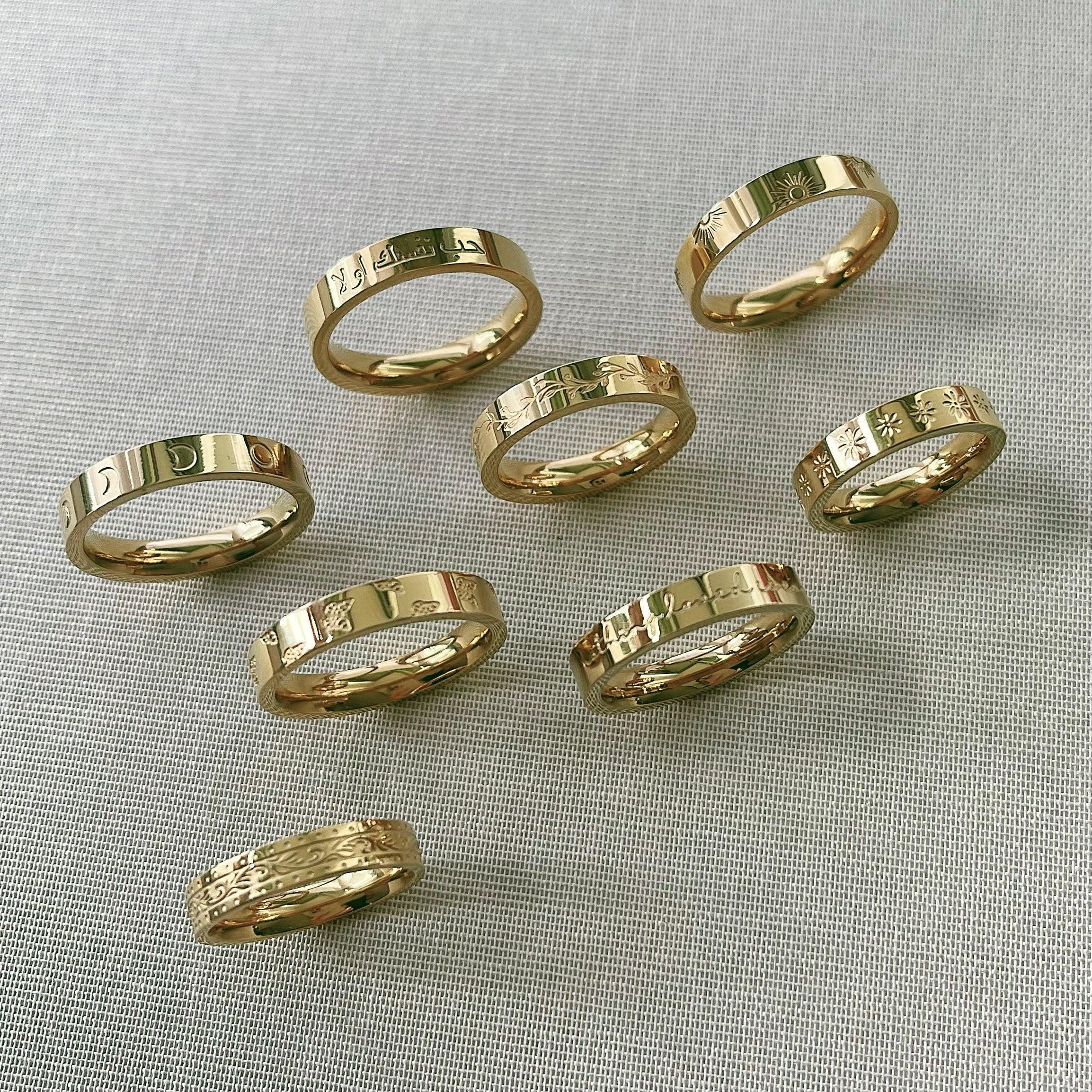 BohoMoon Stainless Steel Giselle Ring