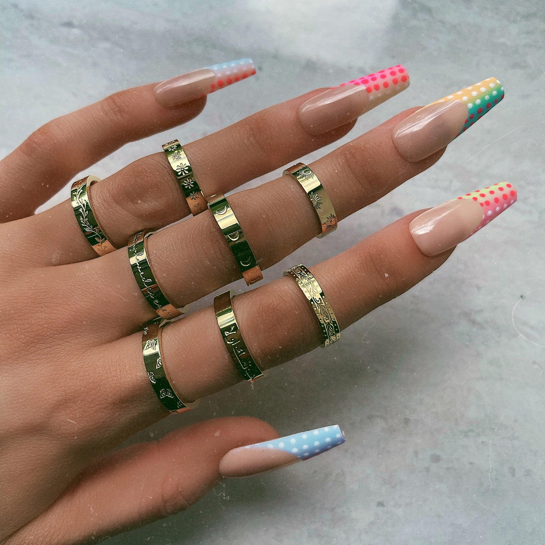 BohoMoon Stainless Steel Giselle Ring