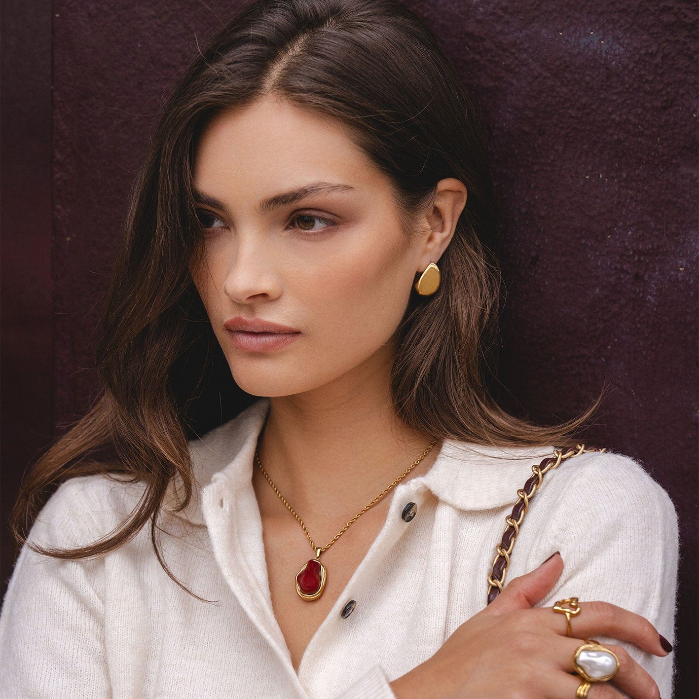 Bohomoon Stainless Steel Glory Stud Earrings