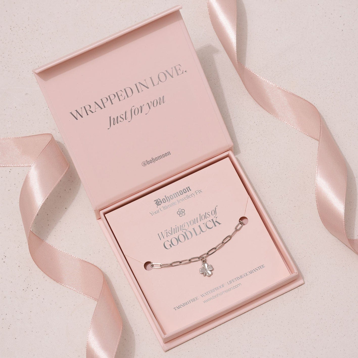 Bohomoon Stainless Steel Good Luck Bracelet