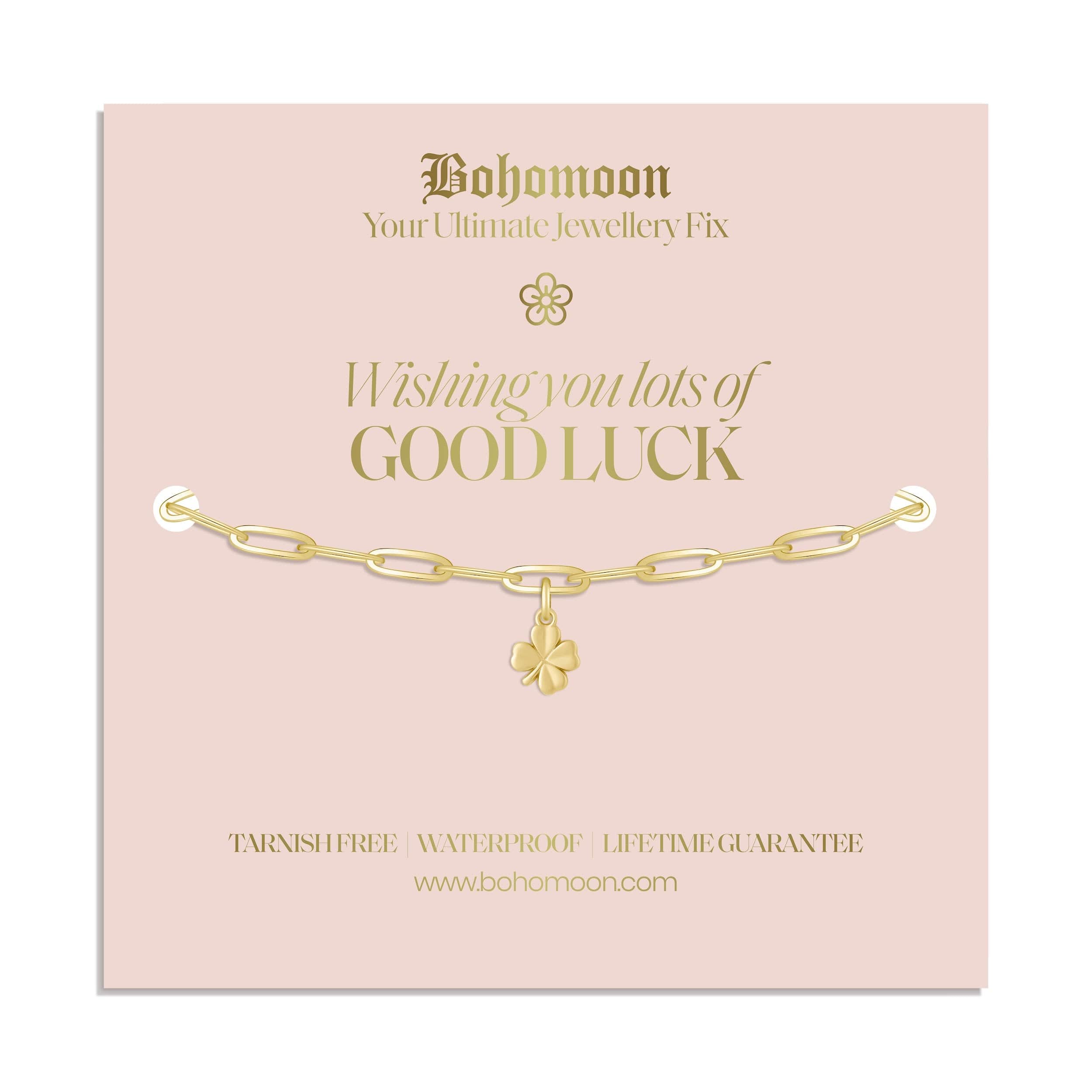 Bohomoon Stainless Steel Good Luck Bracelet