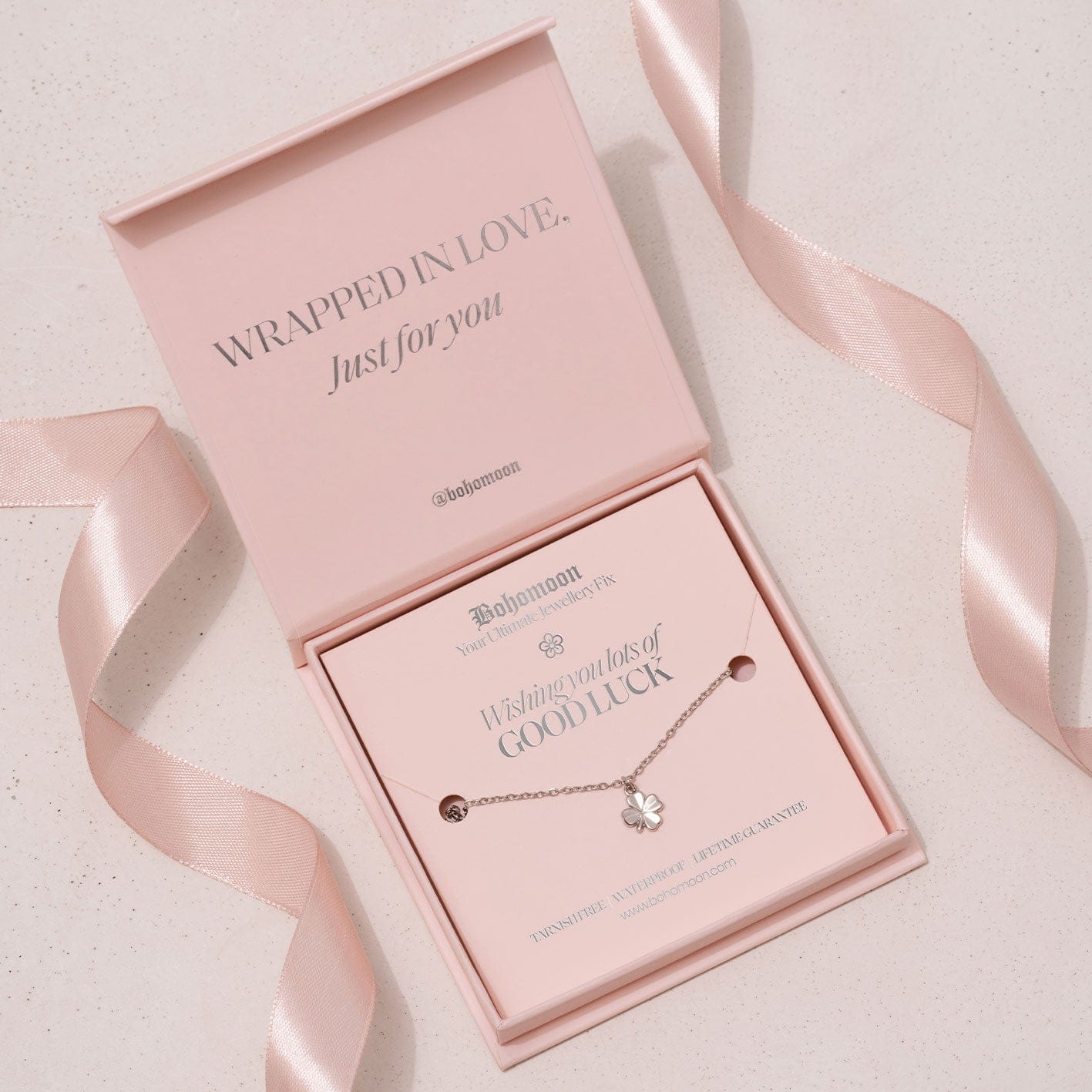 Bohomoon Stainless Steel Good Luck Necklace