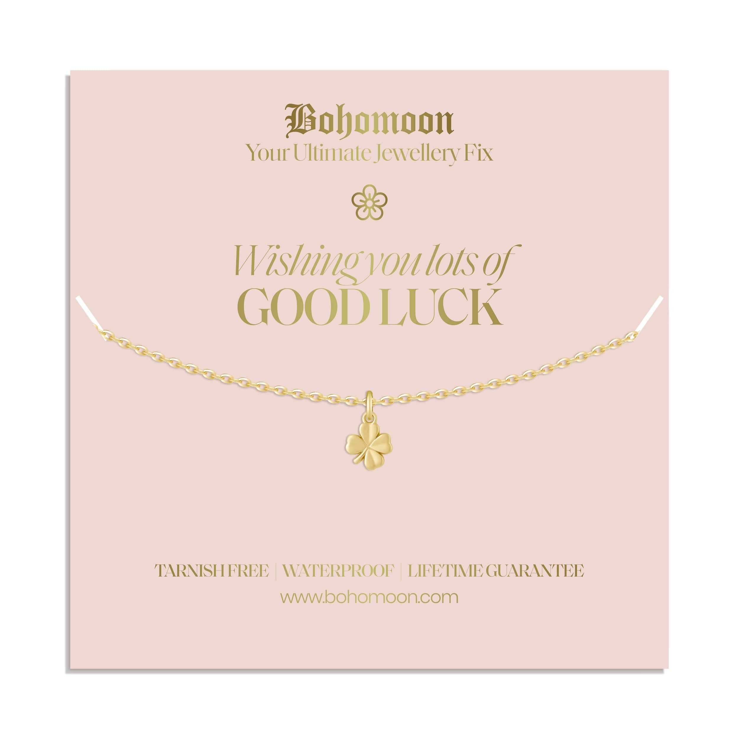Bohomoon Stainless Steel Good Luck Necklace