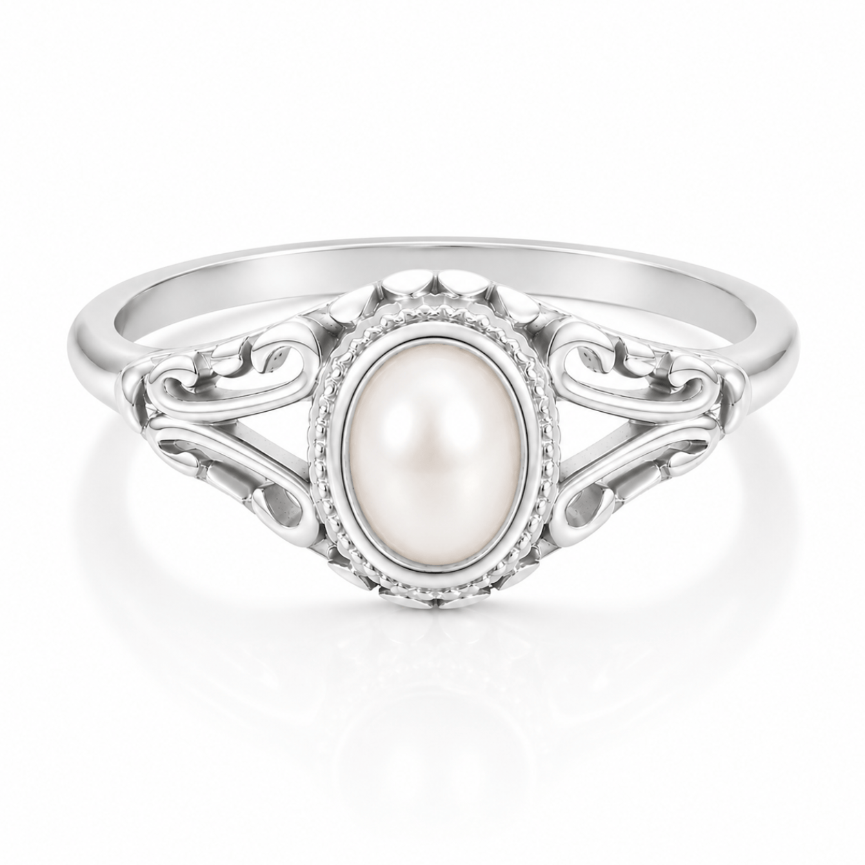Bohomoon Stainless Steel Hadley Pearl Ring
