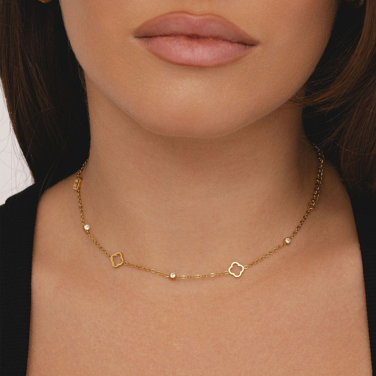 Bohomoon Stainless Steel Halo Choker