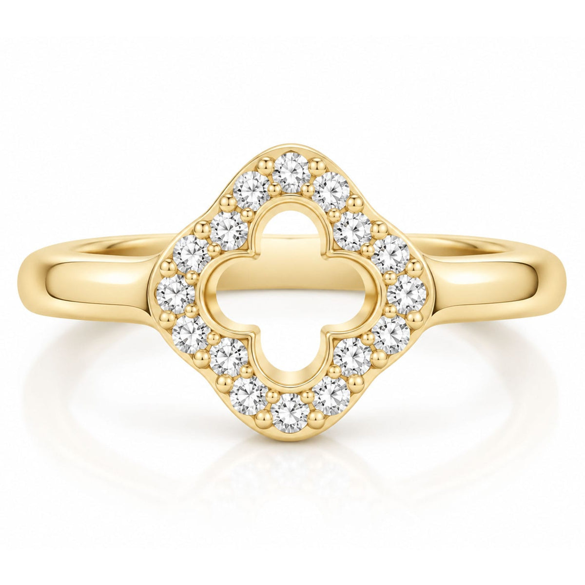 Bohomoon Stainless Steel Halo Ring
