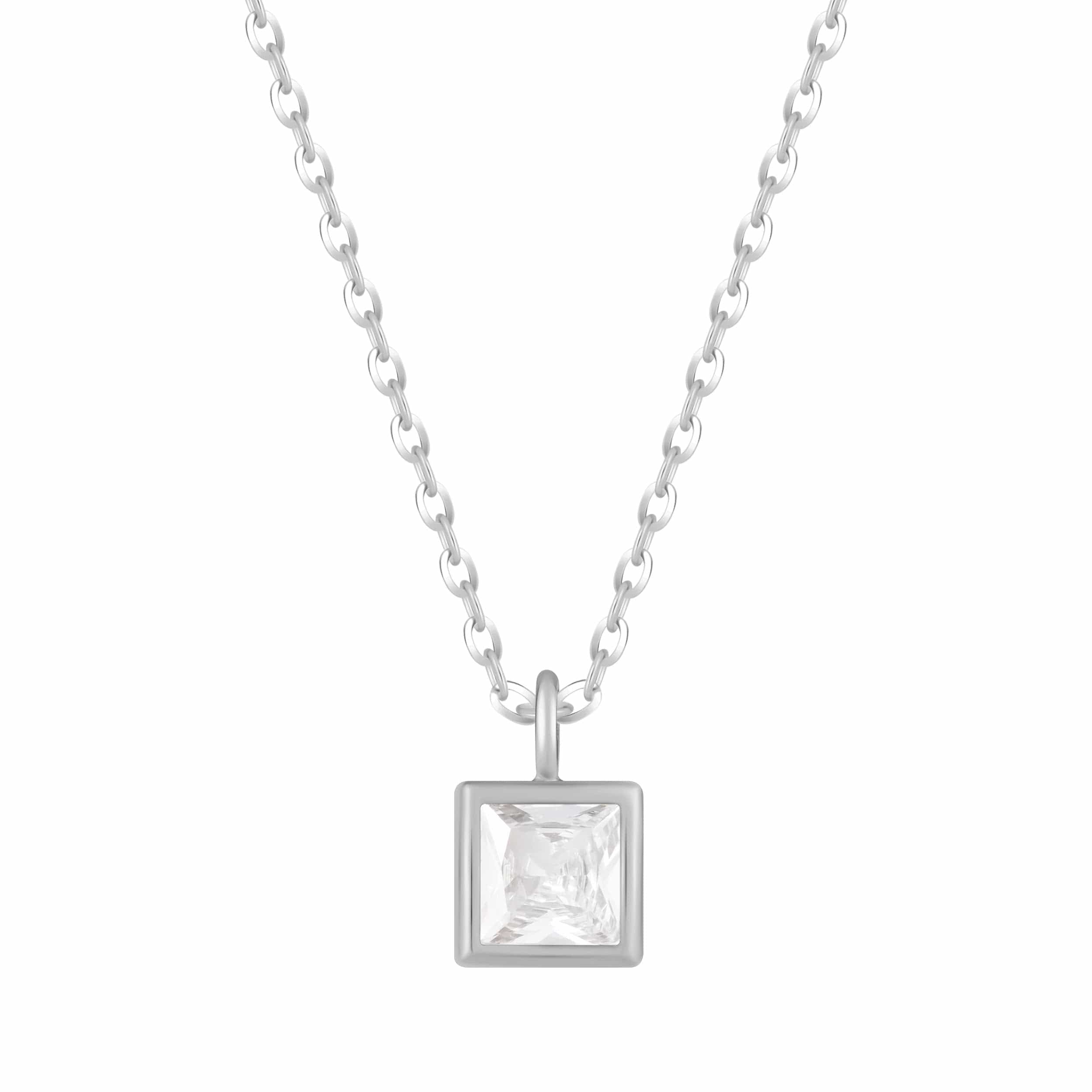 Bohomoon Stainless Steel Happy Birthday Birthstone Necklace