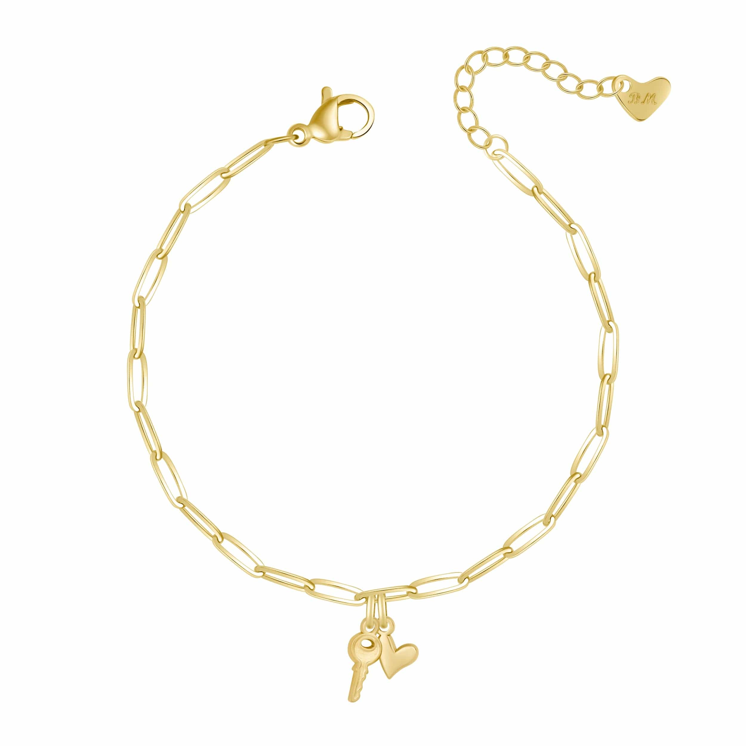 Bohomoon Stainless Steel Happy New Home Bracelet
