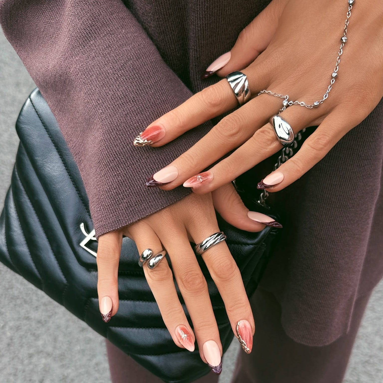 Bohomoon Stainless Steel Harley Ring