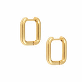 BohoMoon Stainless Steel Harper Hoop Earrings Gold