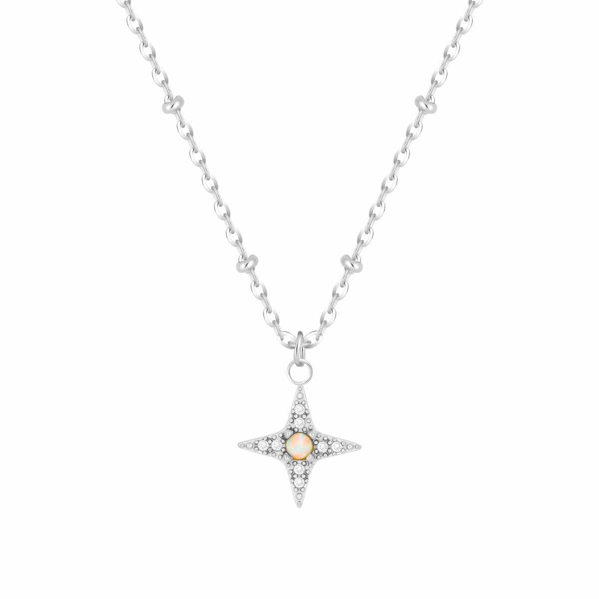 Bohomoon Stainless Steel Harriet Opal Necklace