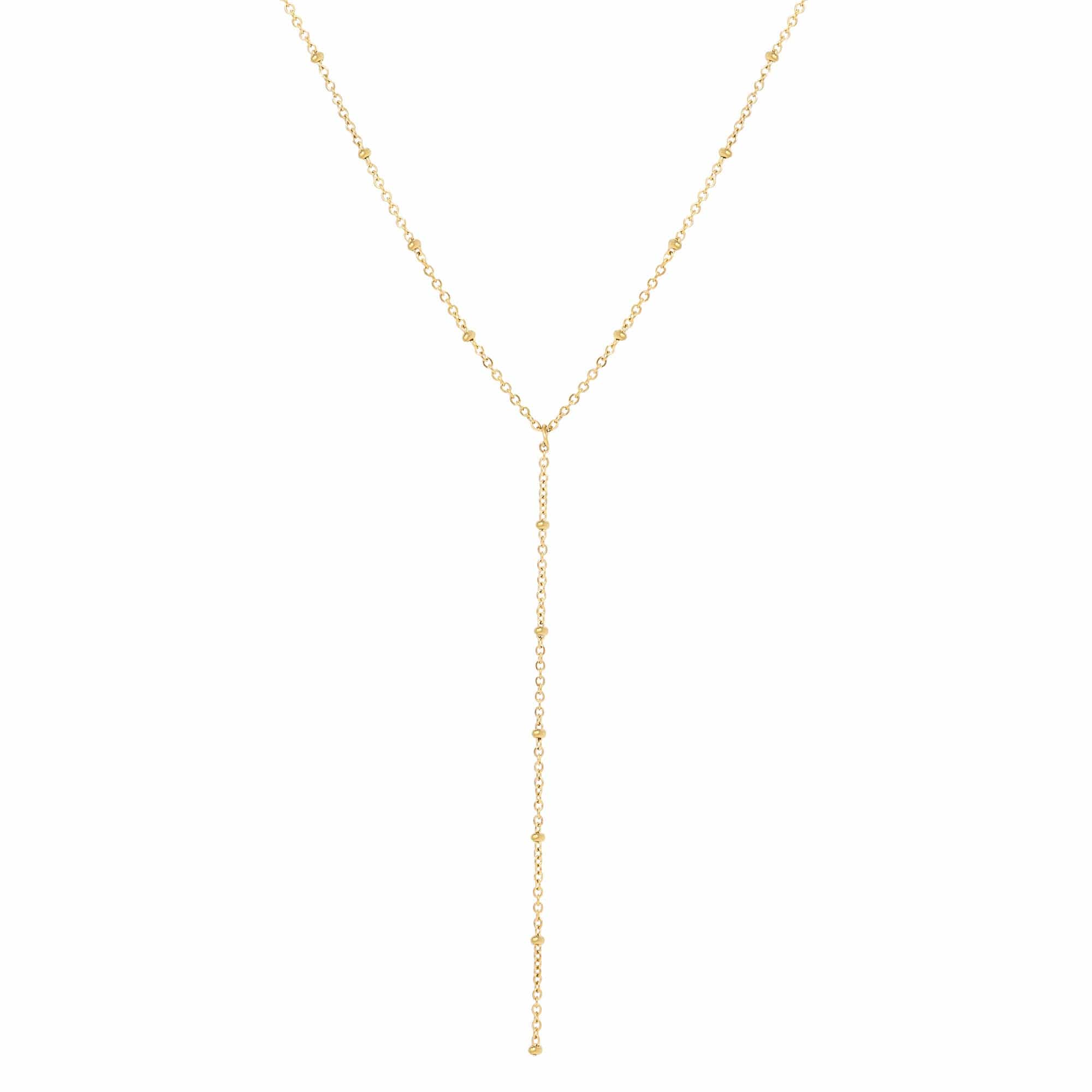 Bohomoon Stainless Steel Heatwave Lariat Necklace