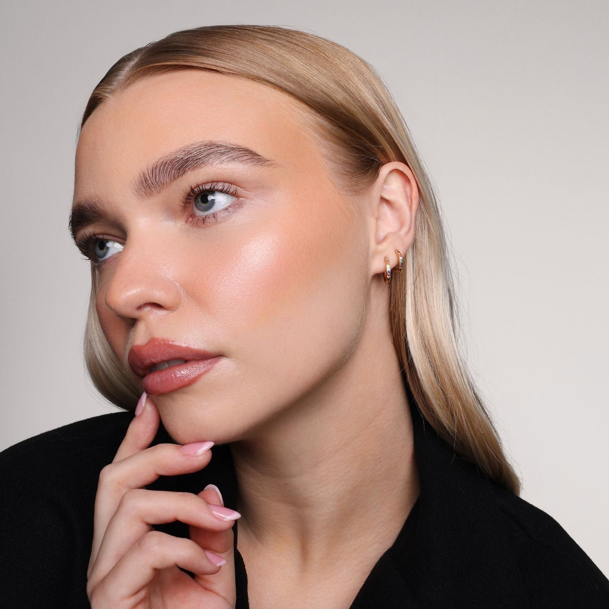 Bohomoon Stainless Steel Hermione Hoop Earrings