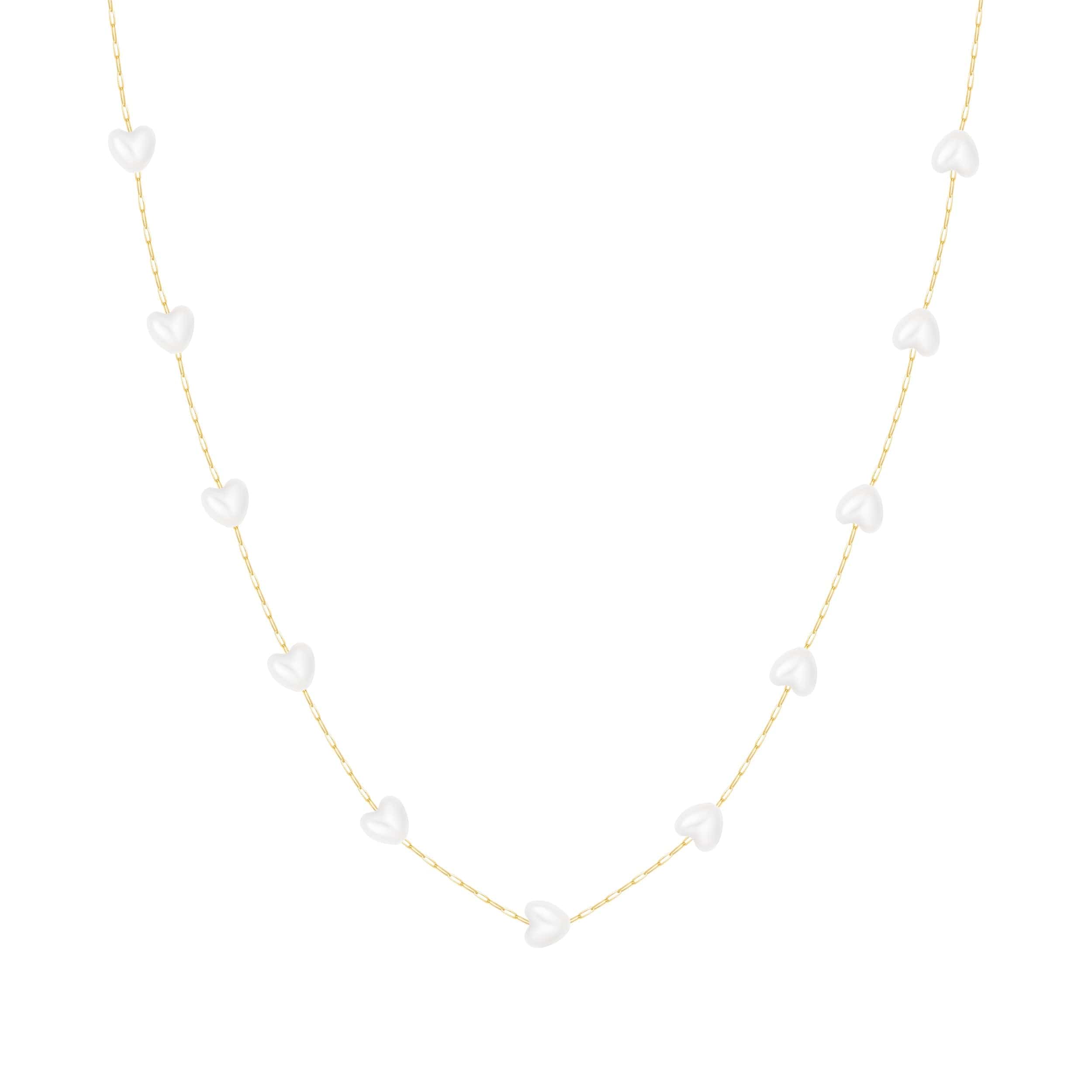 Bohomoon Stainless Steel Holiday Romance Pearl Choker