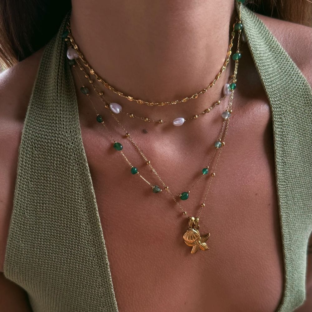 Bohomoon Stainless Steel Honey Choker Necklace