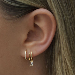 Bohomoon Stainless Steel Hope Hoop Earrings