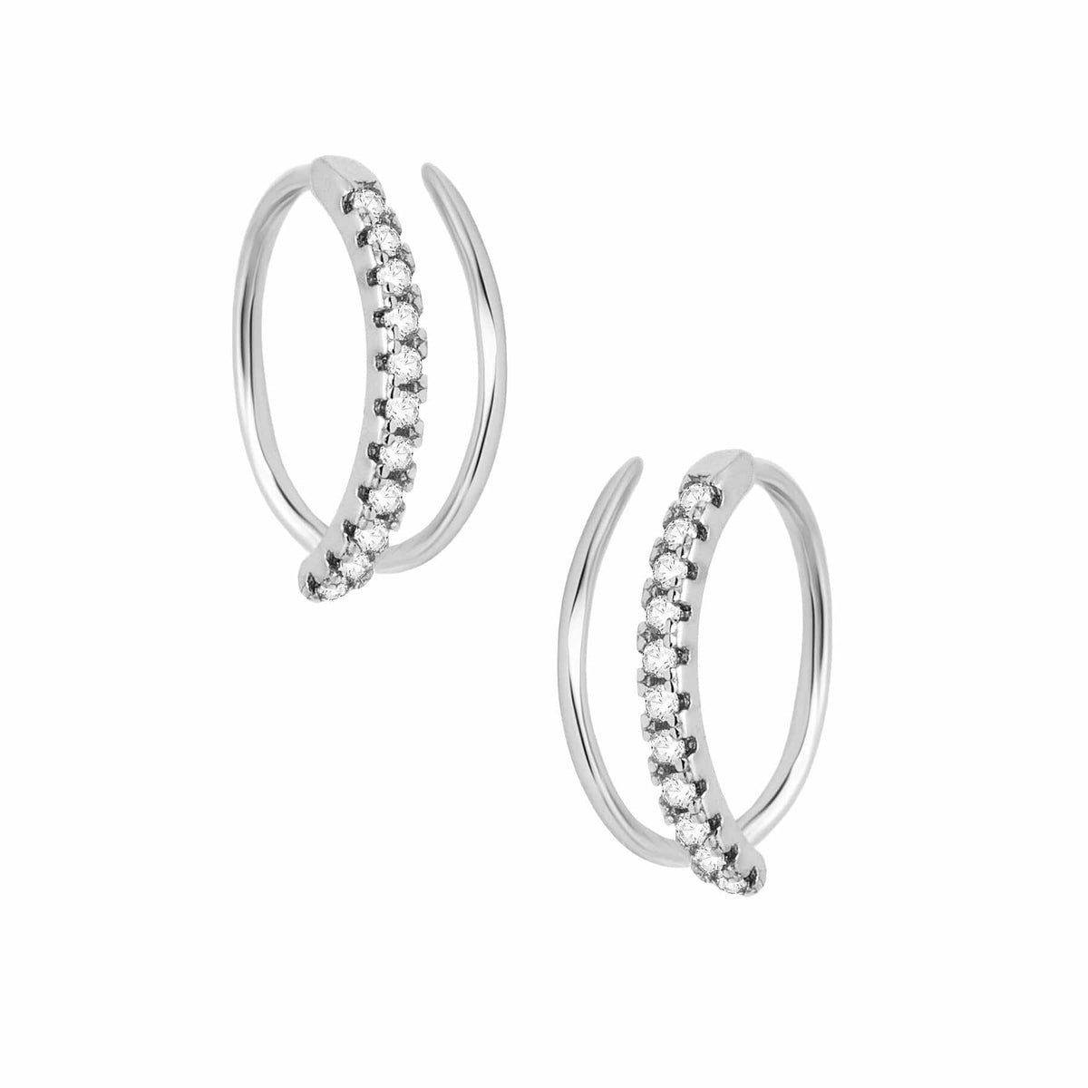 Bohomoon Stainless Steel Hope Hoop Earrings
