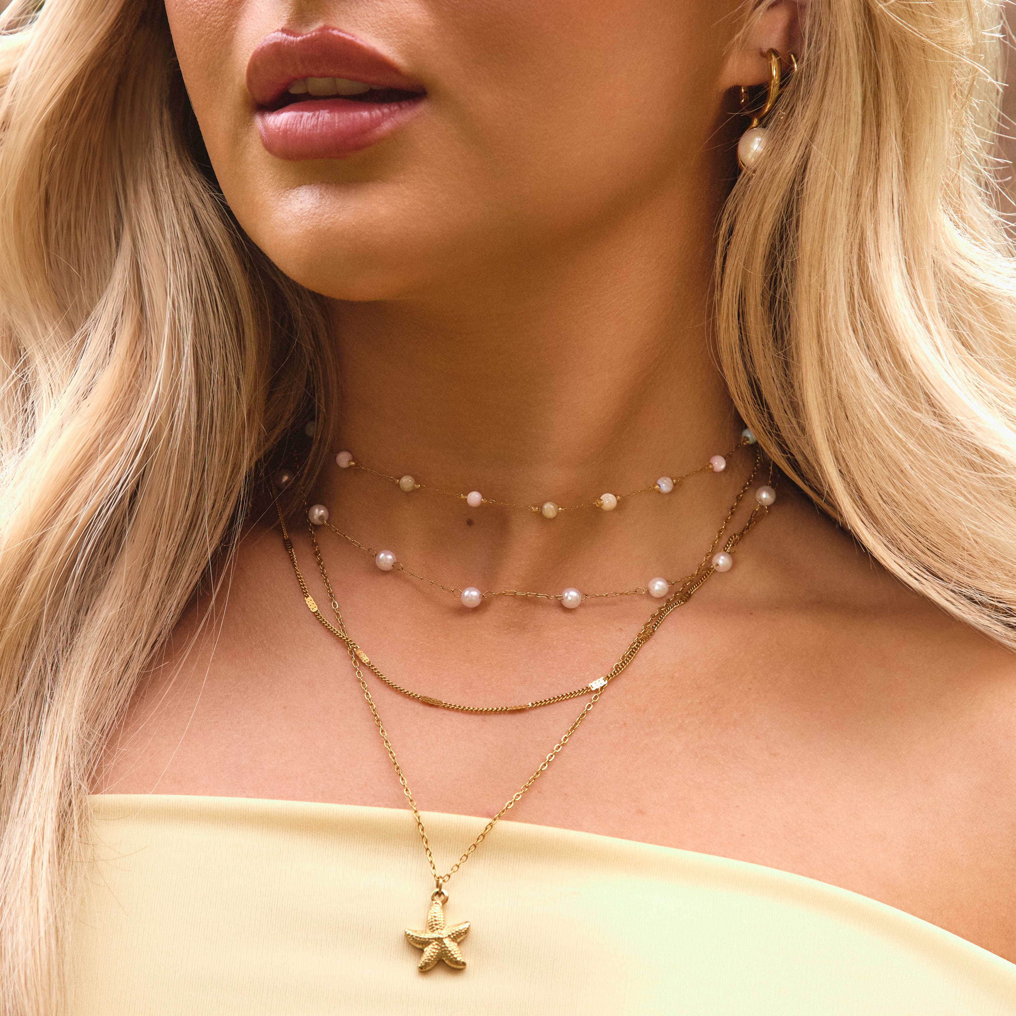Bohomoon Stainless Steel Horizon Choker Necklace