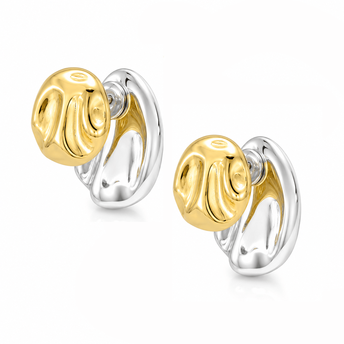 Bohomoon Stainless Steel Hush Stud Earrings