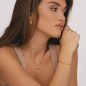 Bohomoon Stainless Steel I Love You Bracelet