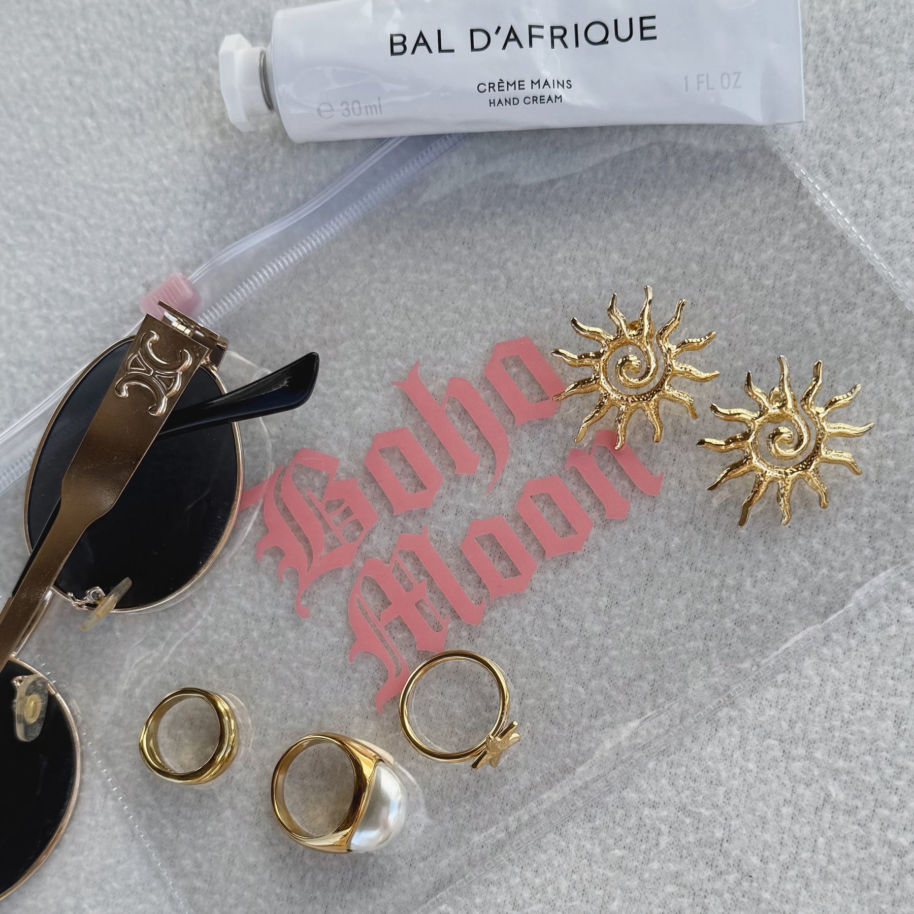 Bohomoon Stainless Steel Ibiza Stud Earrings